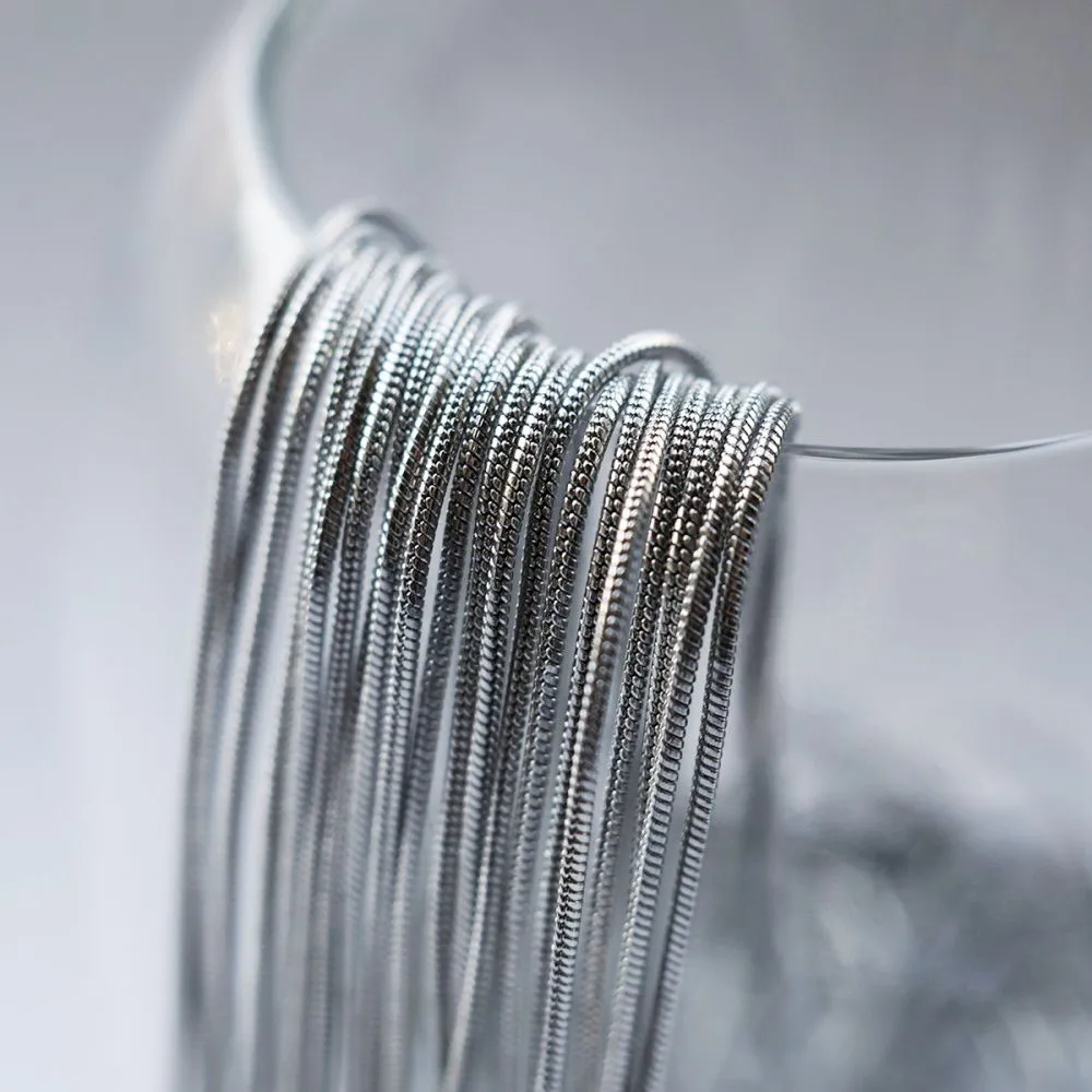 цепочка "снейк 304", цвет стальной, толщина 1.2 мм