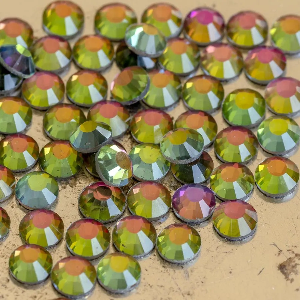 стразы термоклеевые горячей фиксации dmc, радужный ав, ss20