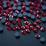 Стразы термоклеевые горячей фиксации DMC, красный темный, SS16 (уп. 144 +/- 20 шт)
