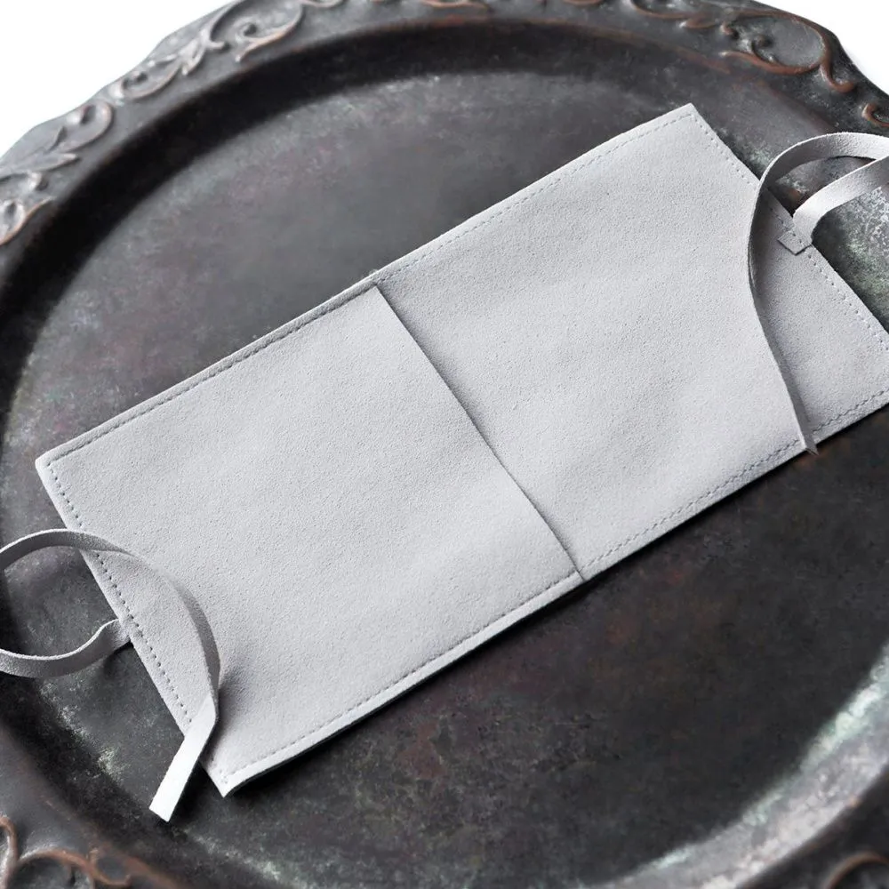 конверт для украшений, микрофибра, цвет серый, 90х90 мм