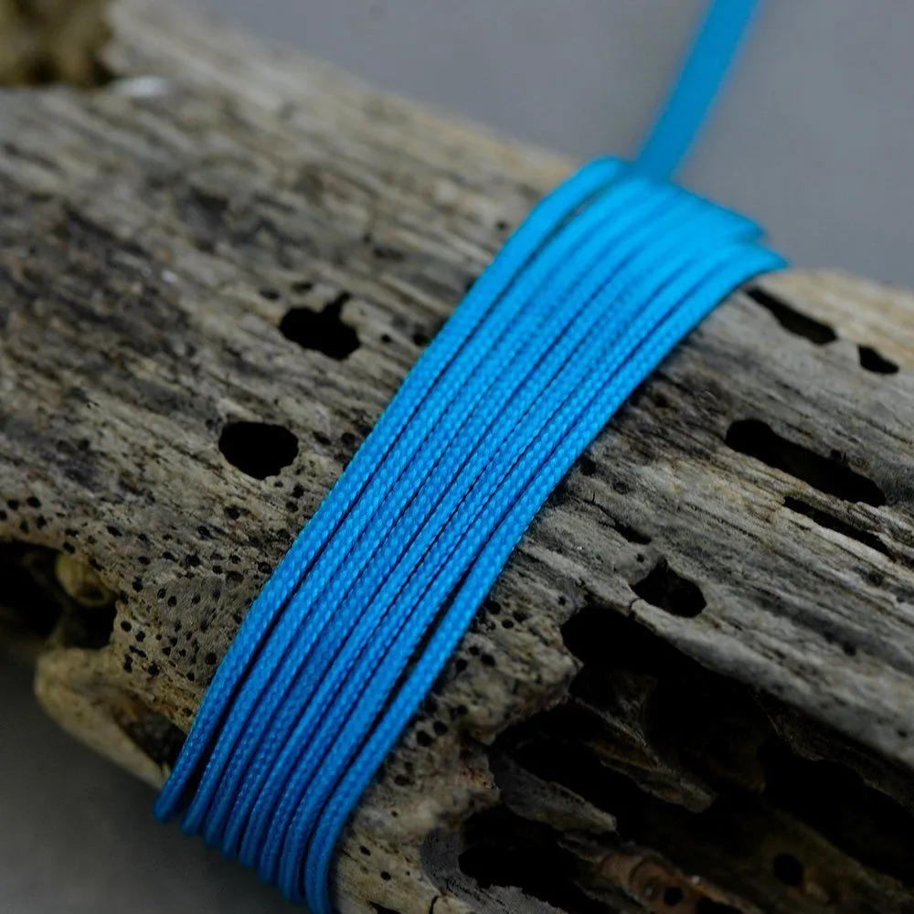 шнур, полиэстер, цвет голубой яркий, 1 мм  