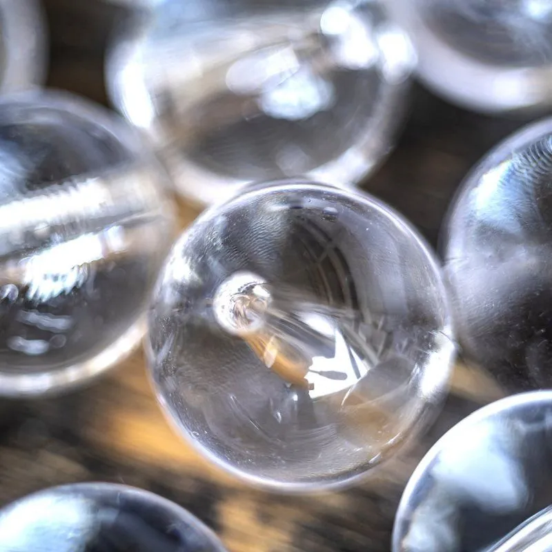 бусина, акрил 20, цвет прозрачный, 20 мм