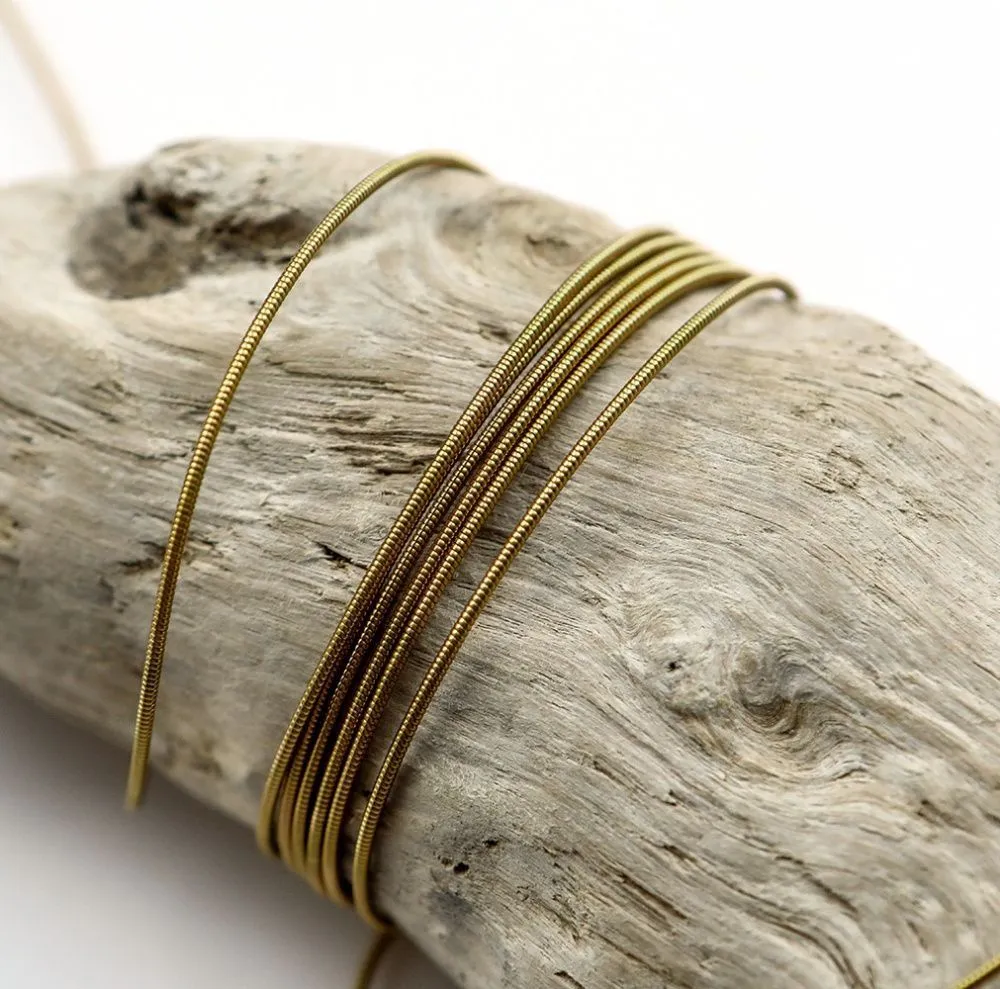 канитель жесткая, цвет золото античное светлое, 1 мм