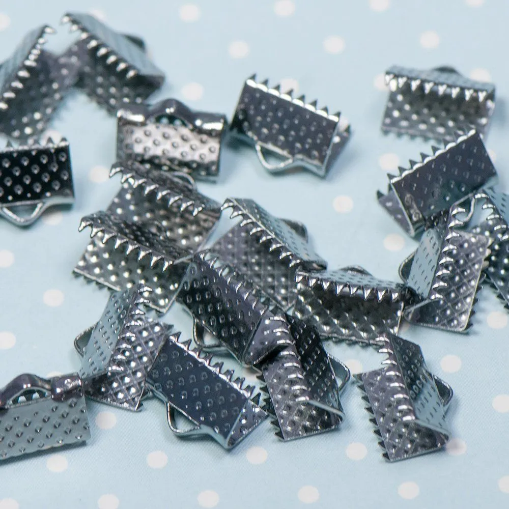 зажим для ленты, цвет черный, 10x7 мм