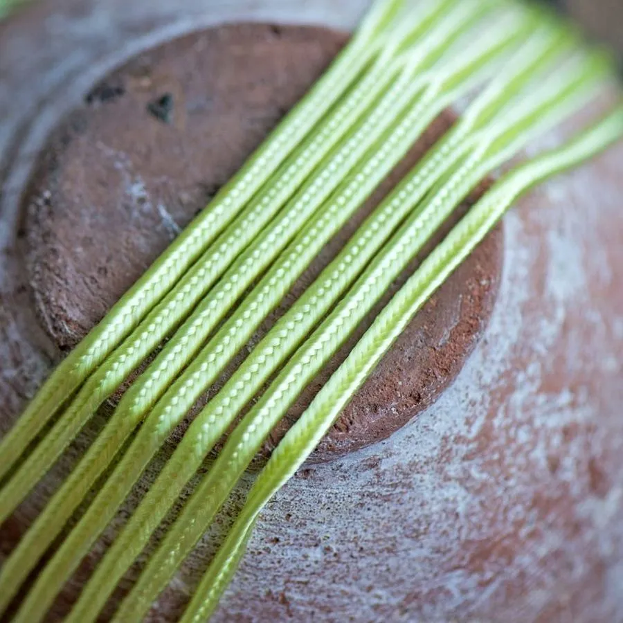 сутаж, цвет шартрез, 3х1 мм (уп 5 м)