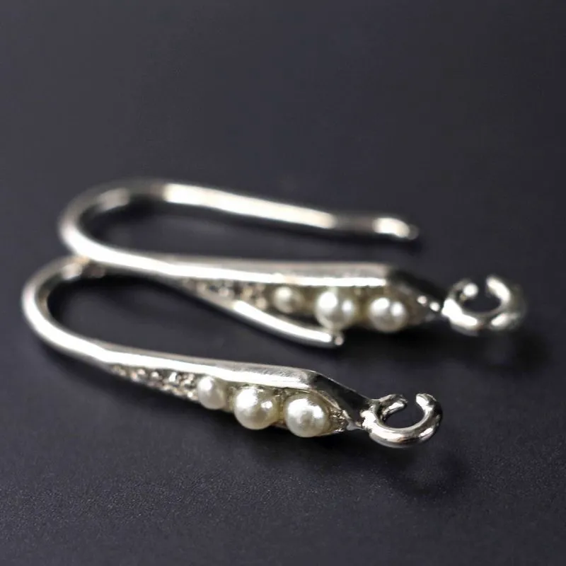 швензы "перл", покрытие платина, 21.5x3 мм 