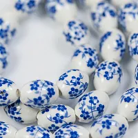Овальные бусины
