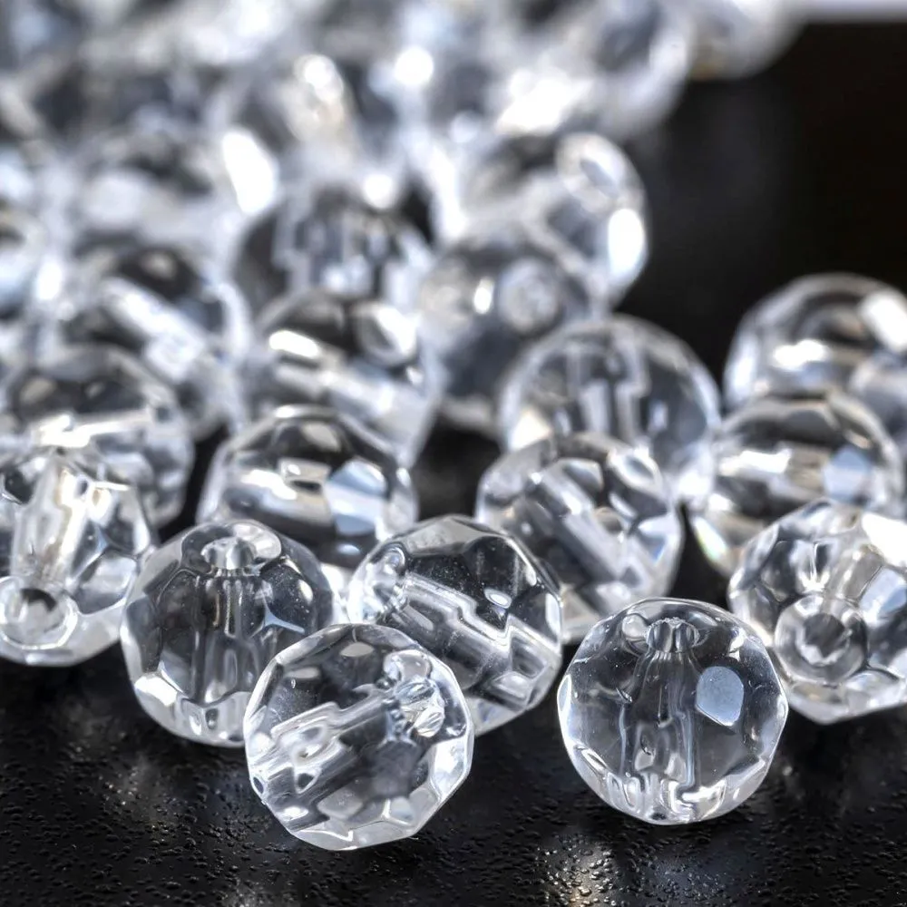 прозрачные бусины