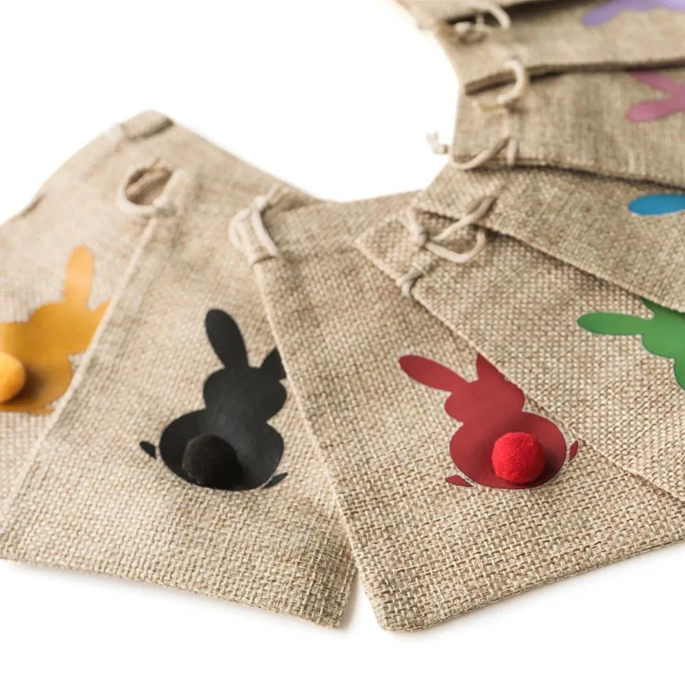 мешочек холщовый с принтом, цветовой микс, 150х100 мм