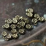 Бейл "Незабудка", цвет античная бронза, 8x6x4 мм (уп 20 +/-2 шт)