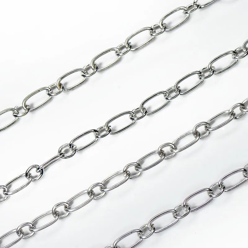 цепочка "венто", цвет платина, 9х5х1 мм