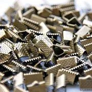Зажим для ленты, цвет античная бронза, 10x7 мм