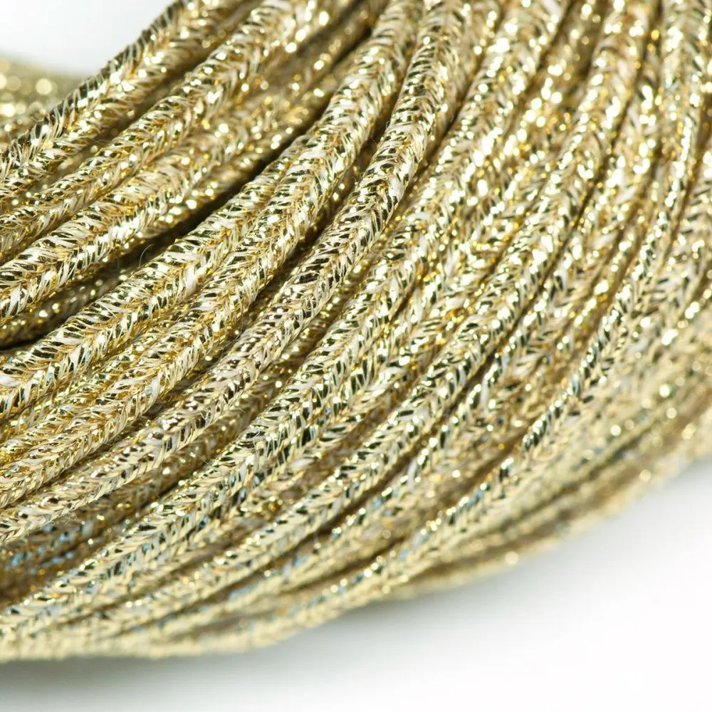 сутаж №1295-1, золото, 2х1 мм (уп 5 м)